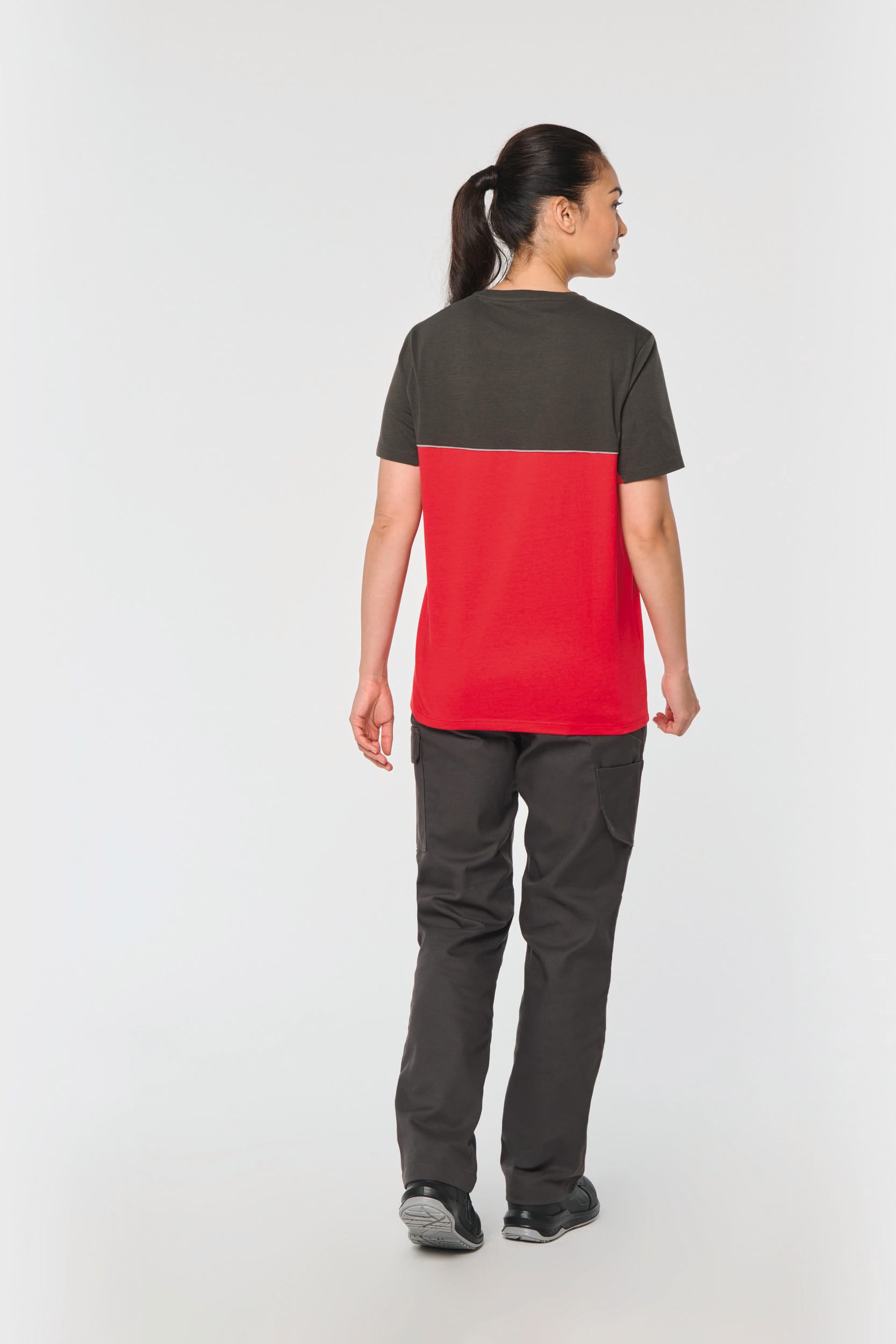 Recyceltes Zweifarbiges Kurzarm-T-Shirt - 190 g/m² - WK304