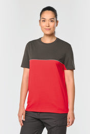 Recyceltes Zweifarbiges Kurzarm-T-Shirt - 190 g/m² - WK304