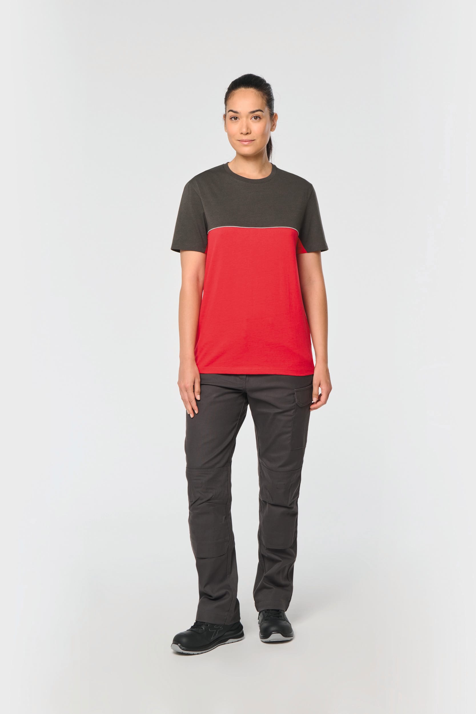 Recyceltes Zweifarbiges Kurzarm-T-Shirt - 190 g/m² - WK304