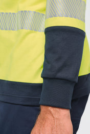 Recycled Hi-Vis Long Sleeve Safety T-Shirt | WK361