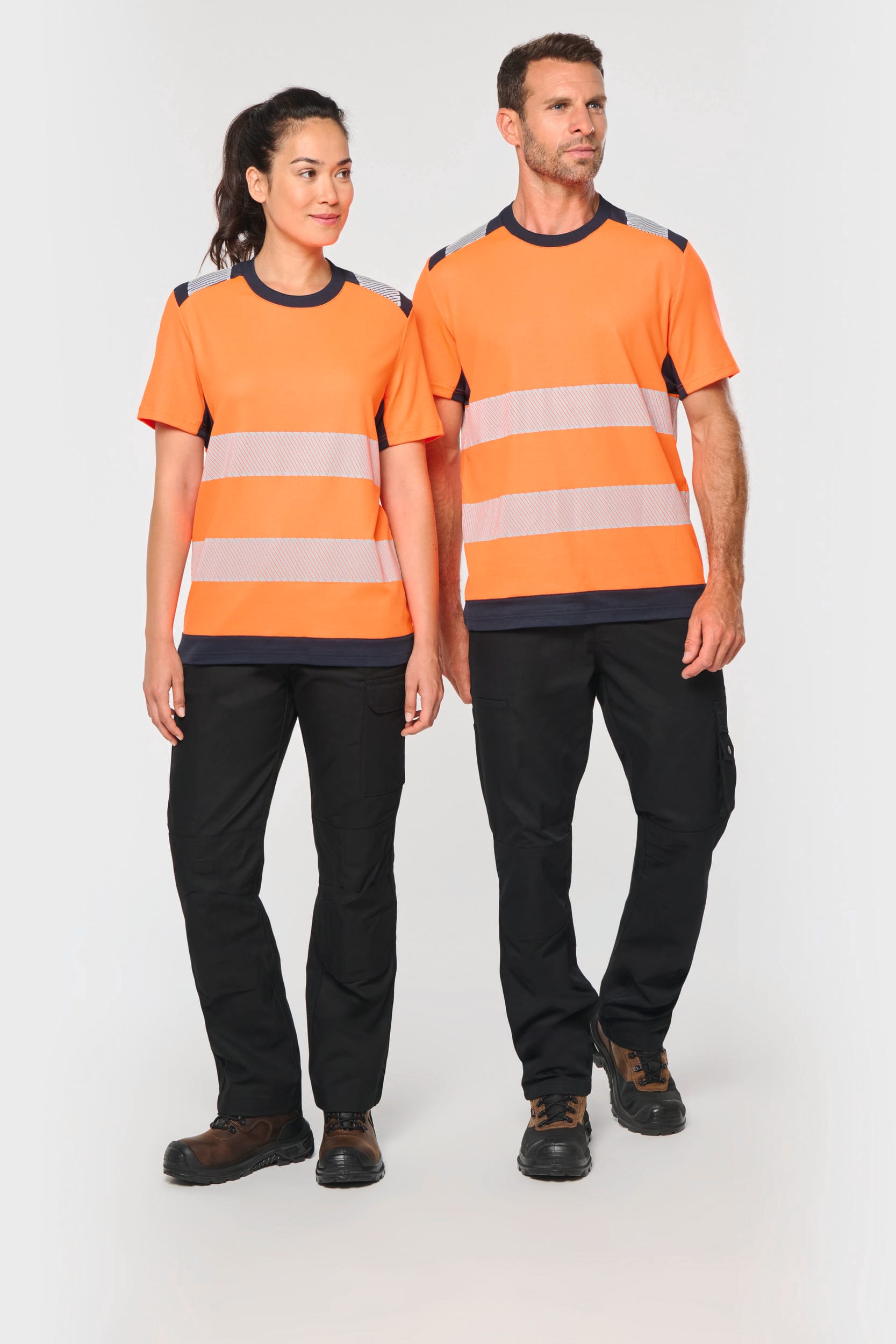 Recycled Hi-Vis Safety T-Shirt, Crew Neck | WK360
