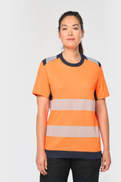 WK. Designed To Work WK360 - Recycled Safety T-shirt Crew Neck Short Sleeves