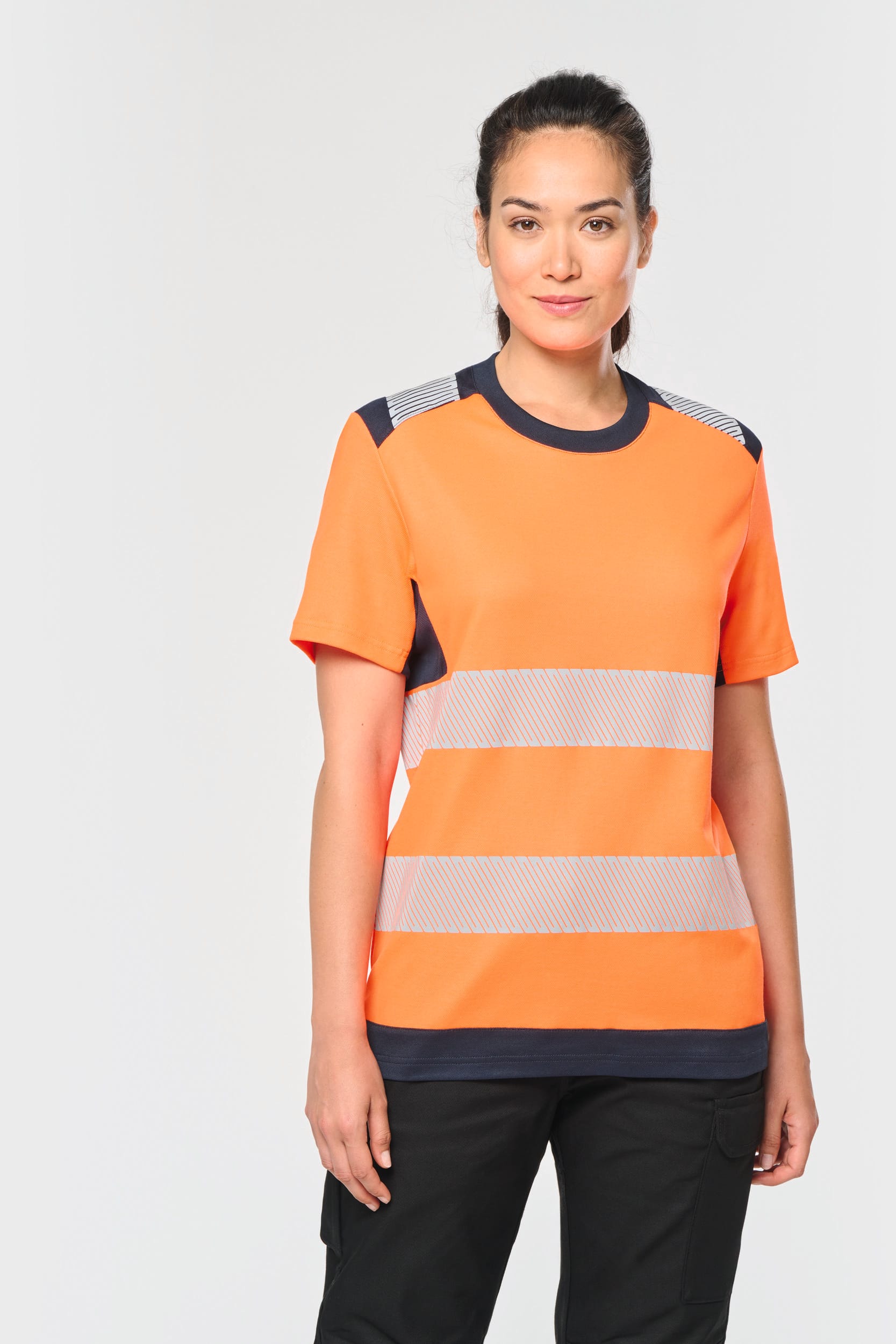Recycled Hi-Vis Safety T-Shirt, Crew Neck | WK360