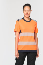 Recycled Hi-Vis Safety T-Shirt, Crew Neck | WK360