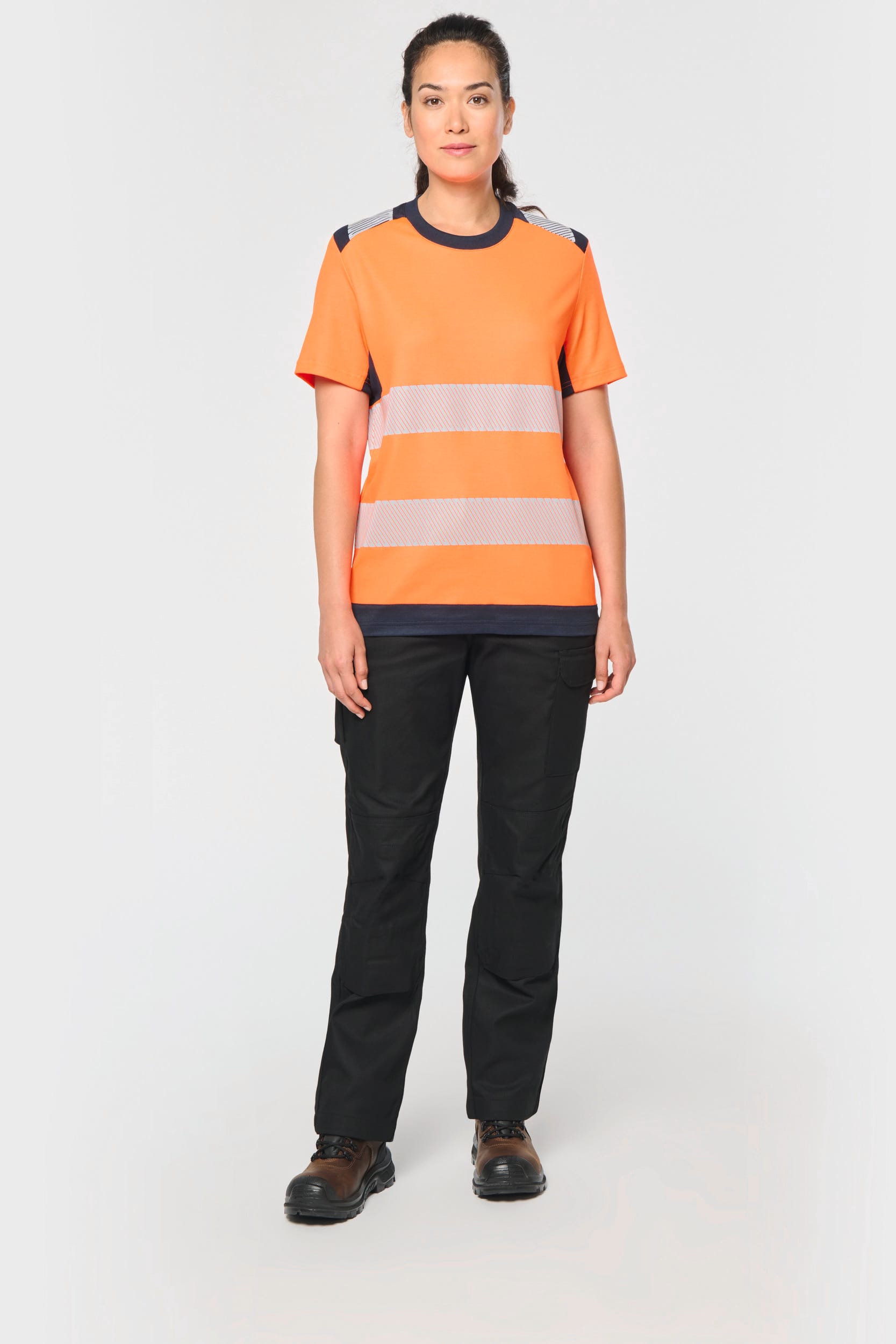 Recycled Hi-Vis Safety T-Shirt, Crew Neck | WK360