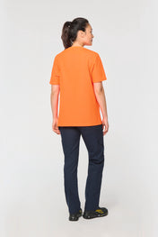 T-shirt unisexe à visibilité renforcée en coton et polyester recyclé | WK308