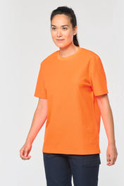 T-shirt unisexe à visibilité renforcée en coton et polyester recyclé | WK308