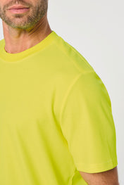 T-shirt unisexe à visibilité renforcée en coton et polyester recyclé | WK308