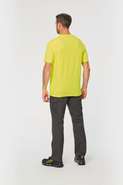 T-shirt unisexe à visibilité renforcée en coton et polyester recyclé | WK308