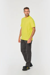 T-shirt unisexe à visibilité renforcée en coton et polyester recyclé | WK308