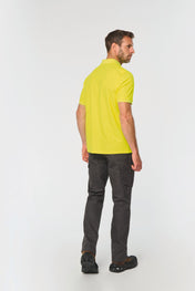 Polo fluorescent unisexe en coton et polyester recyclé | WK208