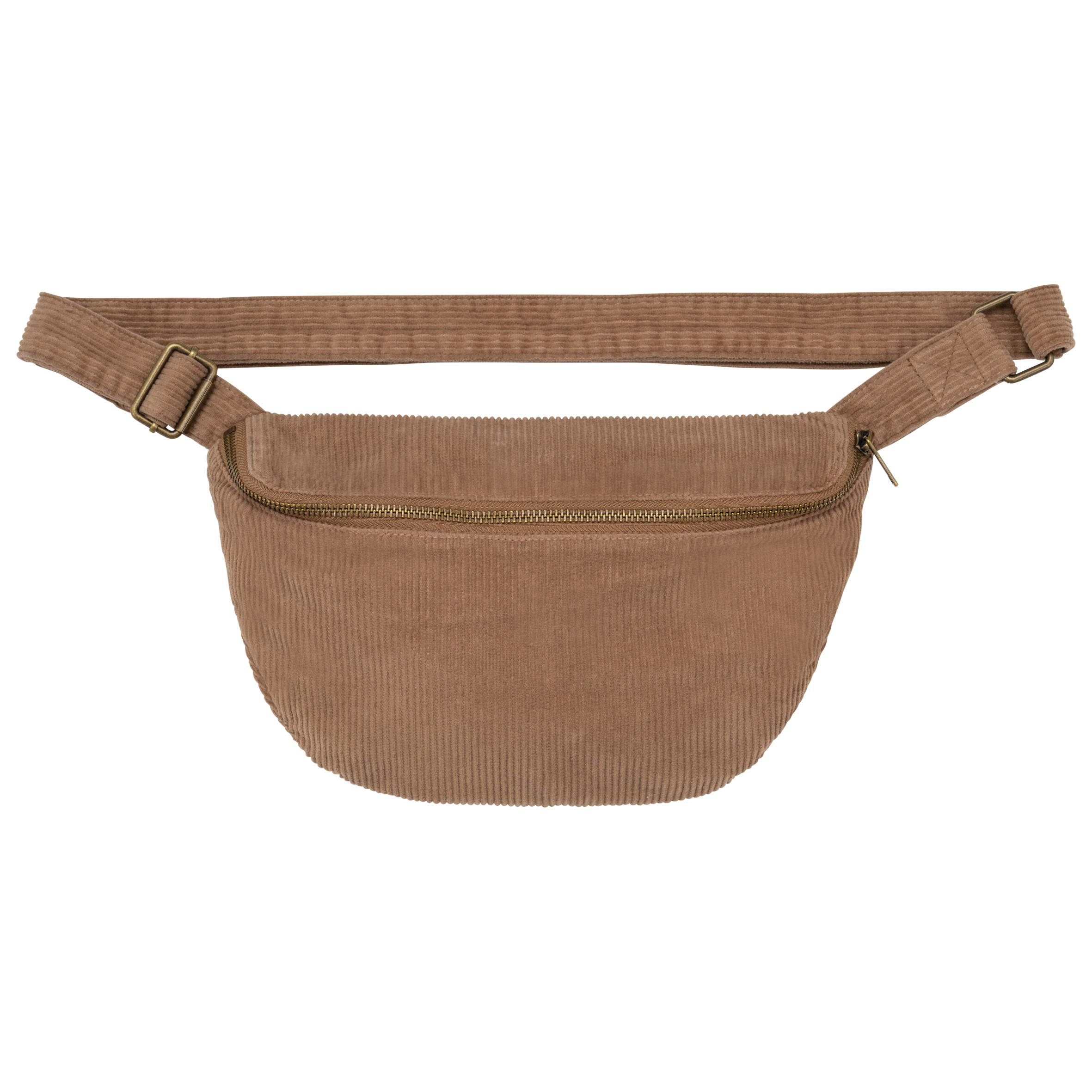 小物 coyseio COTTON BELT BAG BROWN Washed Corduroy Belt Bag - NS108 | Organic Blank