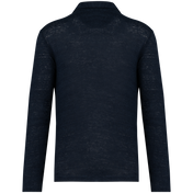 Spasso SP202 - Men’s Long Sleeve Linen Polo Shirt