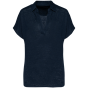 Spasso SP221 - Ladies’ Linen Polo Shirt