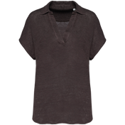 Spasso SP221 - Ladies’ Linen Polo Shirt