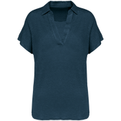 Spasso SP221 - Ladies’ Linen Polo Shirt