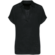 Spasso SP221 - Ladies’ Linen Polo Shirt