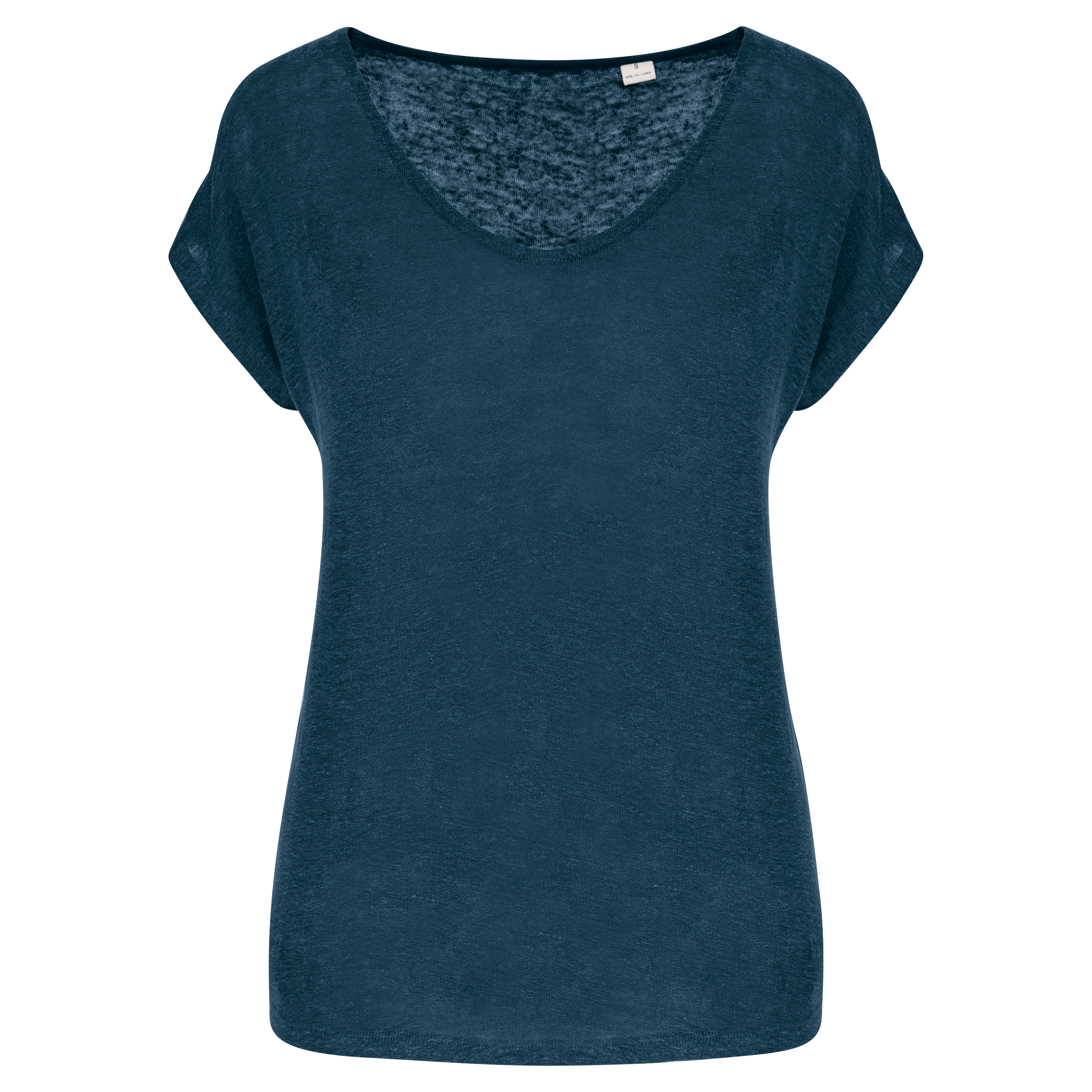 Spasso SP321 - Ladies' V-neck Linen T-shirt