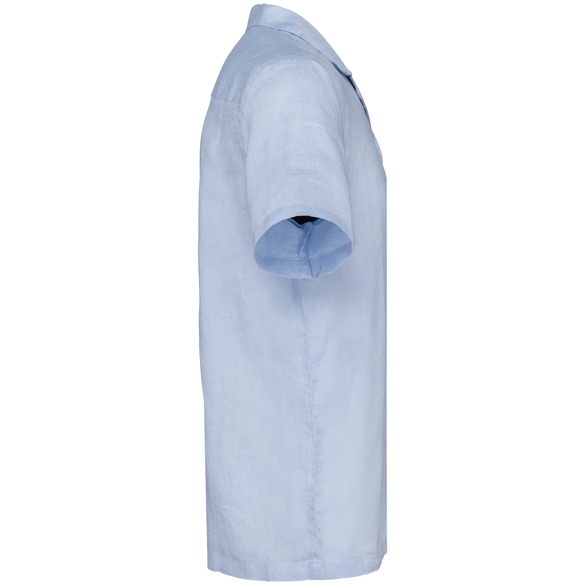 Spasso SP509 - Men's Linen Bowling Collar Short-sleeved Shirt