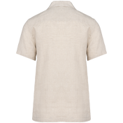 Spasso SP509 - Men's Linen Bowling Collar Short-sleeved Shirt