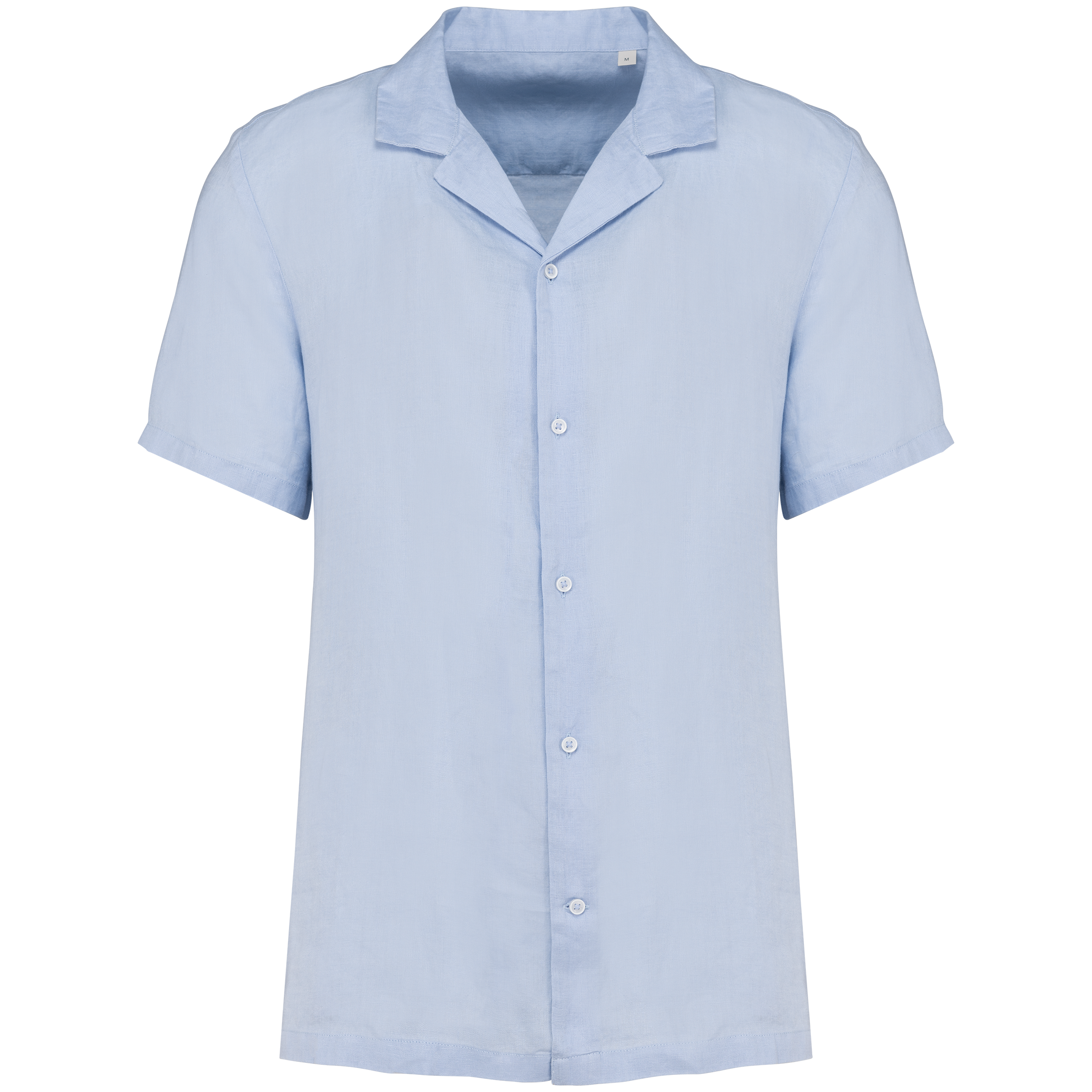 Spasso SP509 - Men's Linen Bowling Collar Short-sleeved Shirt