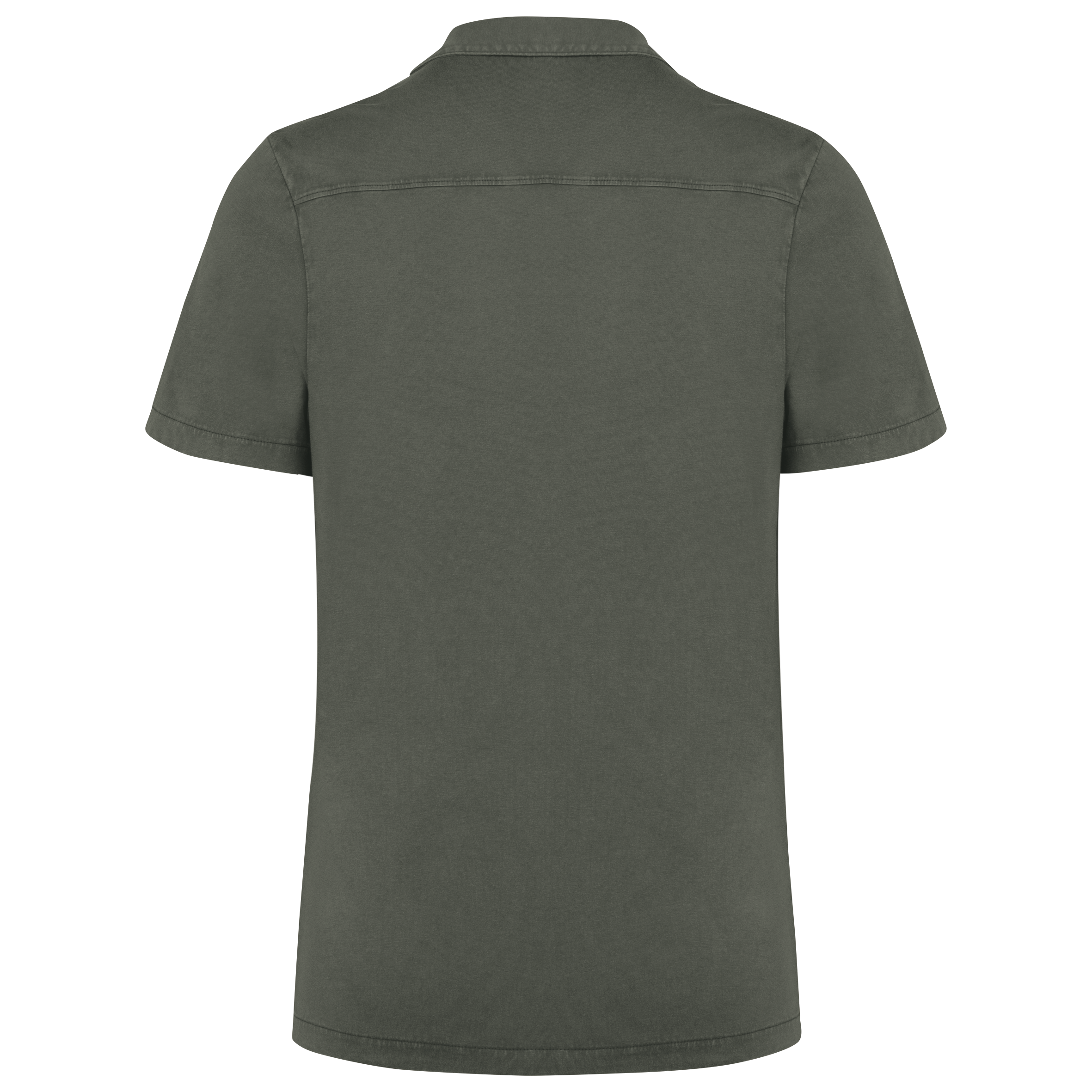 Gewassen Jersey Bowlingkraag Overhemd voor Heren – 165 g/m² | SP522