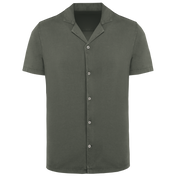 Gewassen Jersey Bowlingkraag Overhemd voor Heren – 165 g/m² | SP522