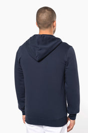 Sweat à capuche écologique pour homme avec zip - 280 g/m² - K4030