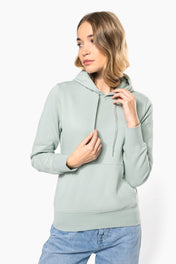 Pull à Capuche pour Femmes en Coton Bio - K4028