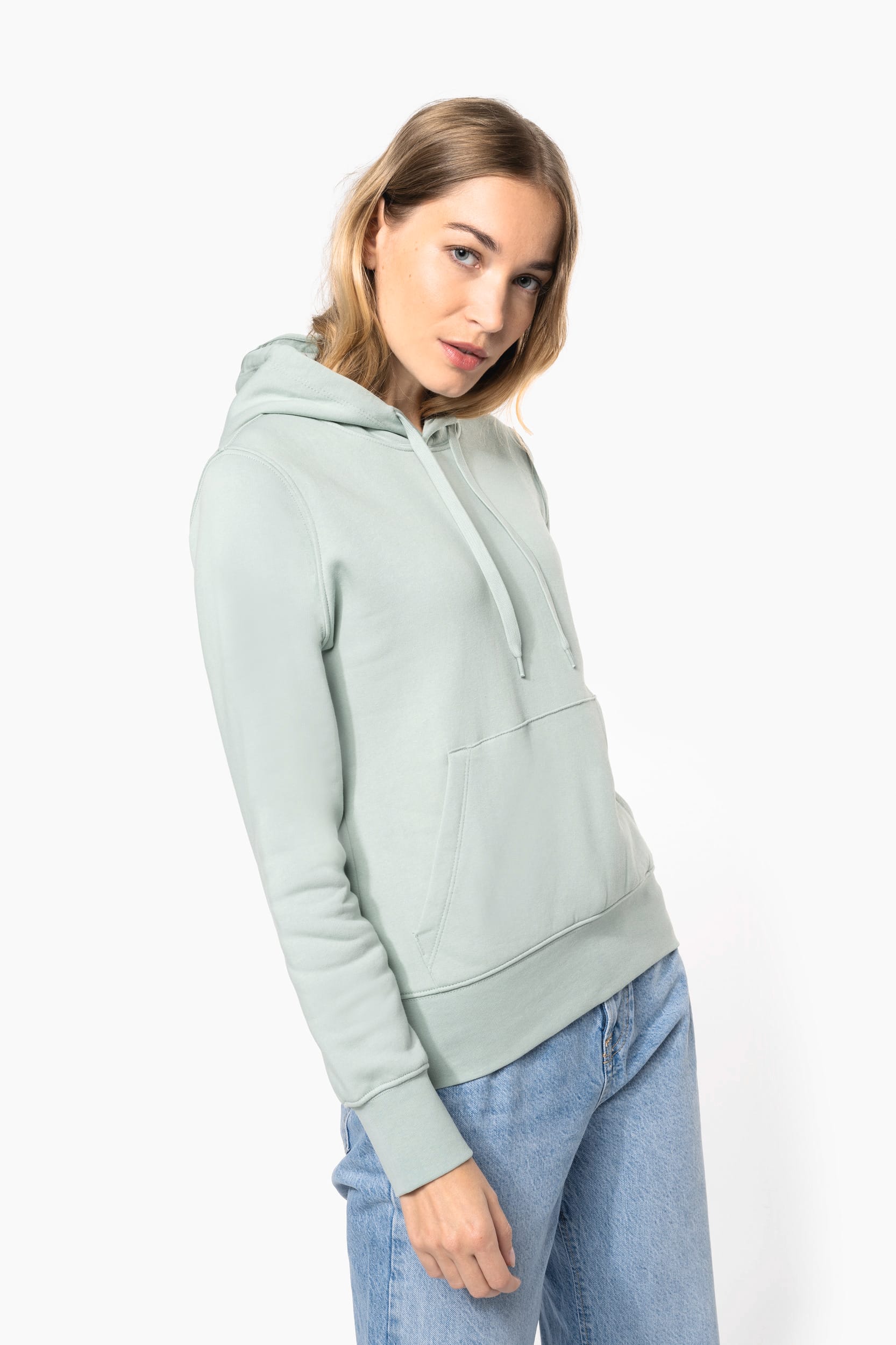 Pull à Capuche pour Femmes en Coton Bio - K4028
