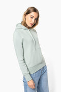 Damen Sweater aus Bio-Baumwolle mit Kapuze - K4028