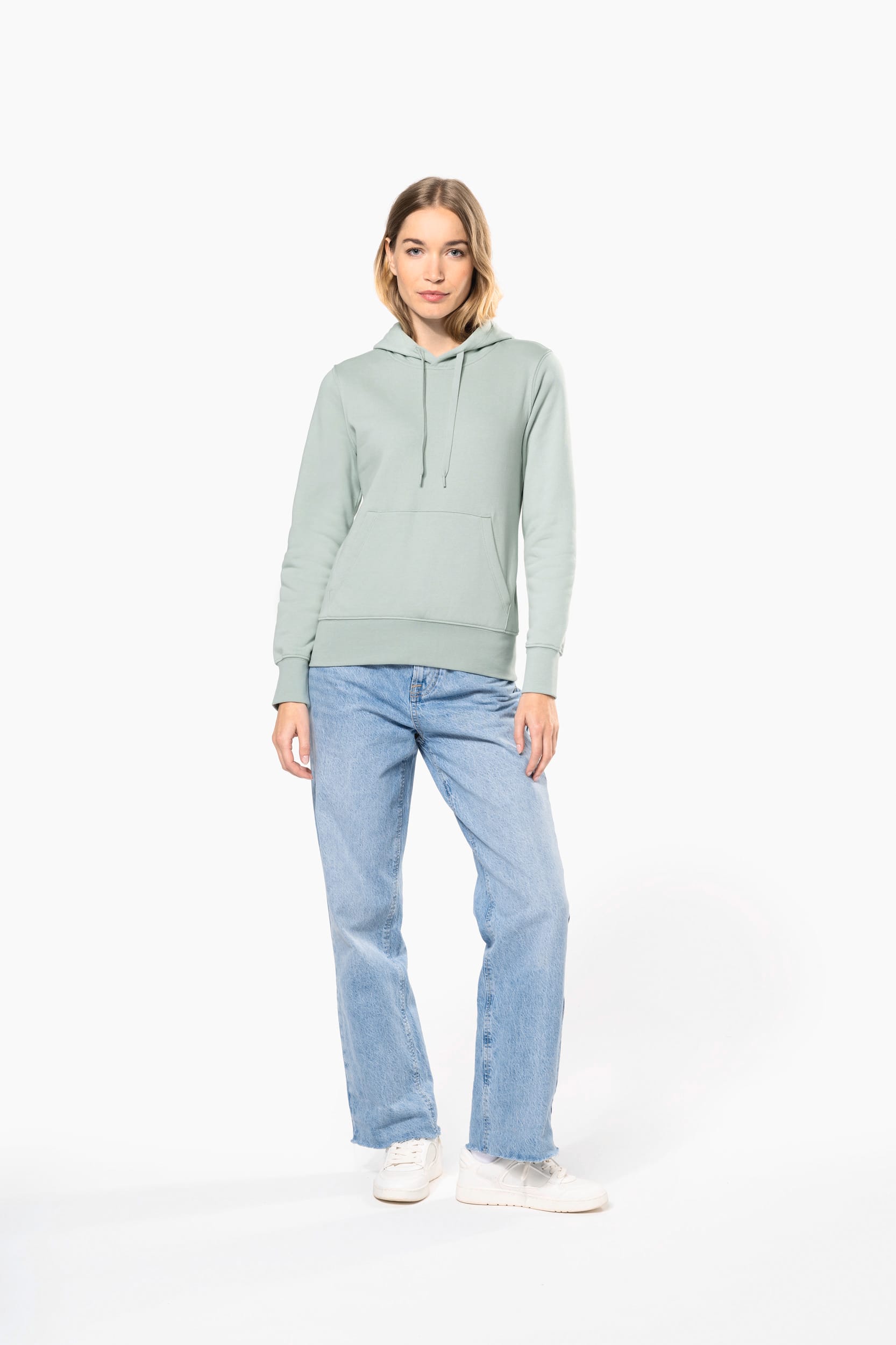 Pull à Capuche pour Femmes en Coton Bio - K4028