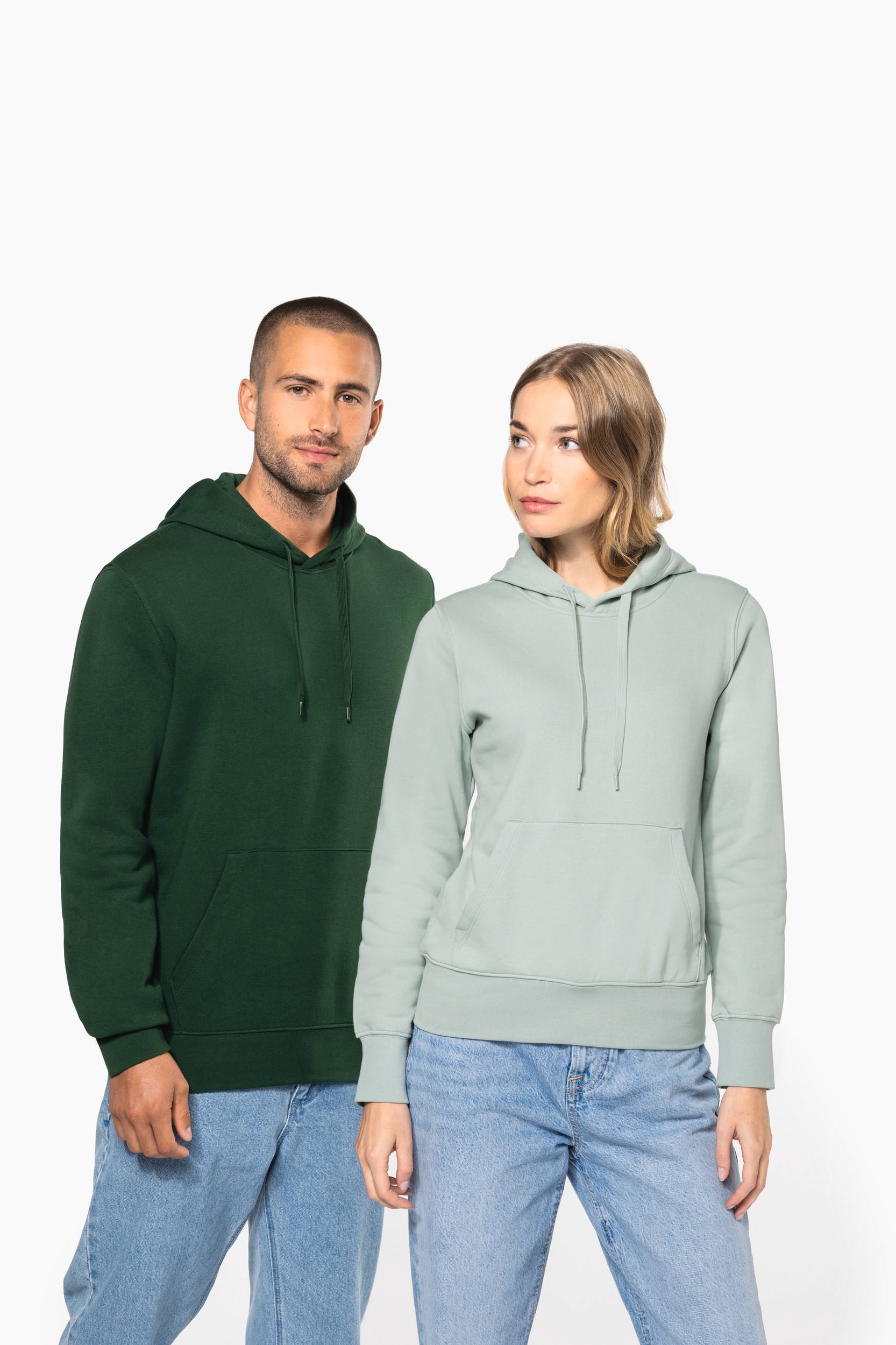 Pull à Capuche pour Femmes en Coton Bio - K4028