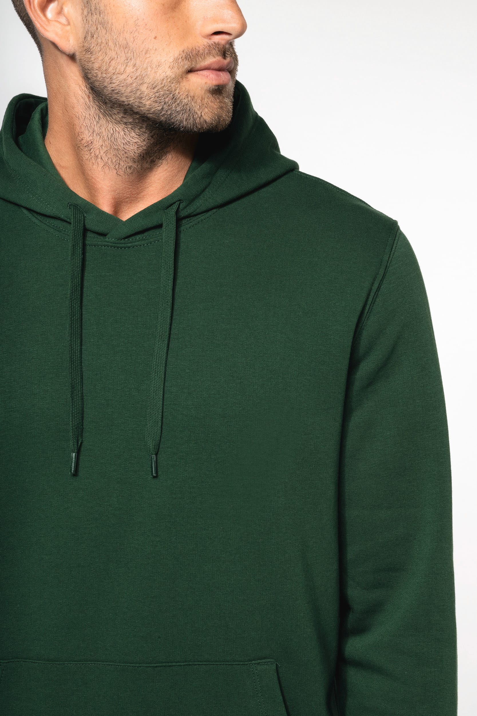 Pull en coton biologique - Sweat à capuche écologique pour homme - 280 g/m² - K4027