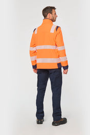 WK. Designed To Work WK460 - Recycled Safety Softshell Jacket With Detachable Sleeves