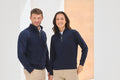 Unisex Zip Neck Sweatshirt in Regenerated Cotton and Recycled Polyester | H842