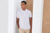 Polo de micropiqué para hombre en poliéster reciclado | H465