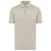 Spasso SP217 - Men's Knitted Linen Polo Shirt