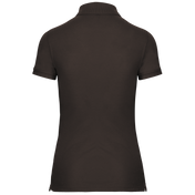 Women's Short-Sleeved Piqué Polo Shirt in Recycled Polyester and Cotton | WK275