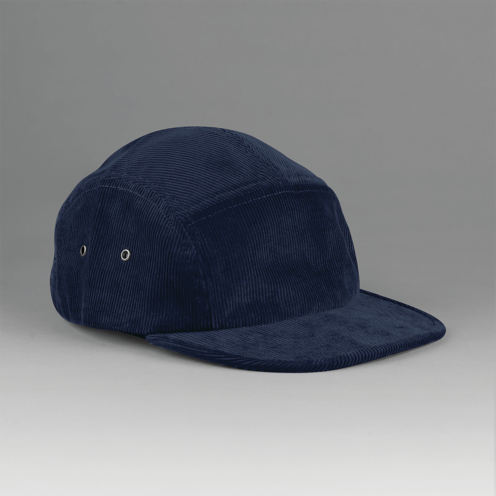 Cappellino camper a 5 pannelli in velluto a coste di cotone biologico | B679
