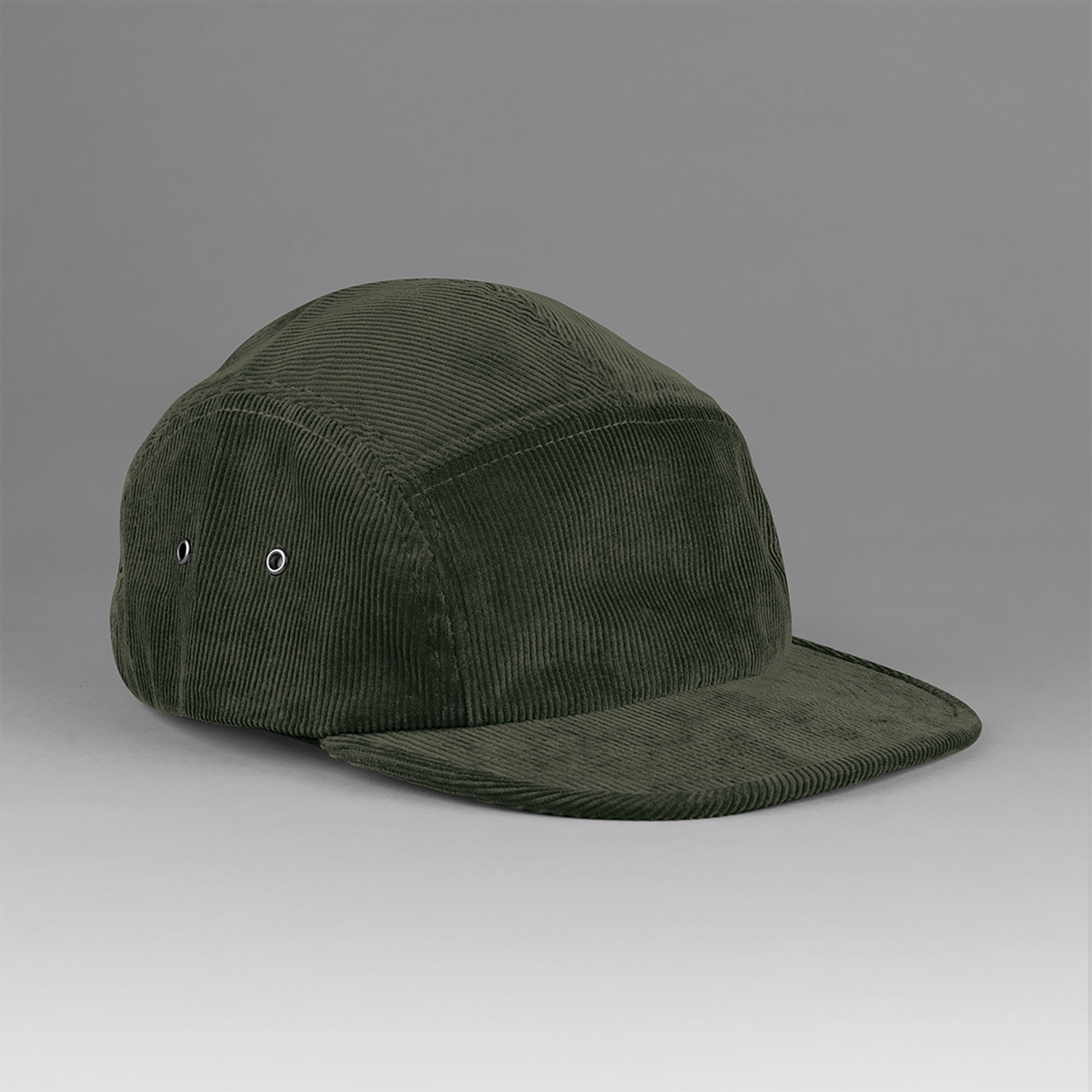 Cappellino camper a 5 pannelli in velluto a coste di cotone biologico | B679
