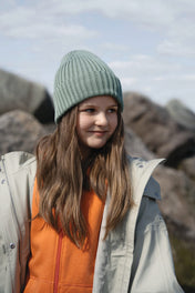 Gorro infantil de punto de una sola capa en algodón orgánico | B341B