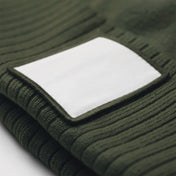 Microfleece Lined Beanie with Appliqué Patch in Recycled Polyester | B337R