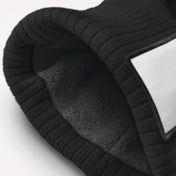 Microfleece Lined Beanie with Appliqué Patch in Recycled Polyester | B337R