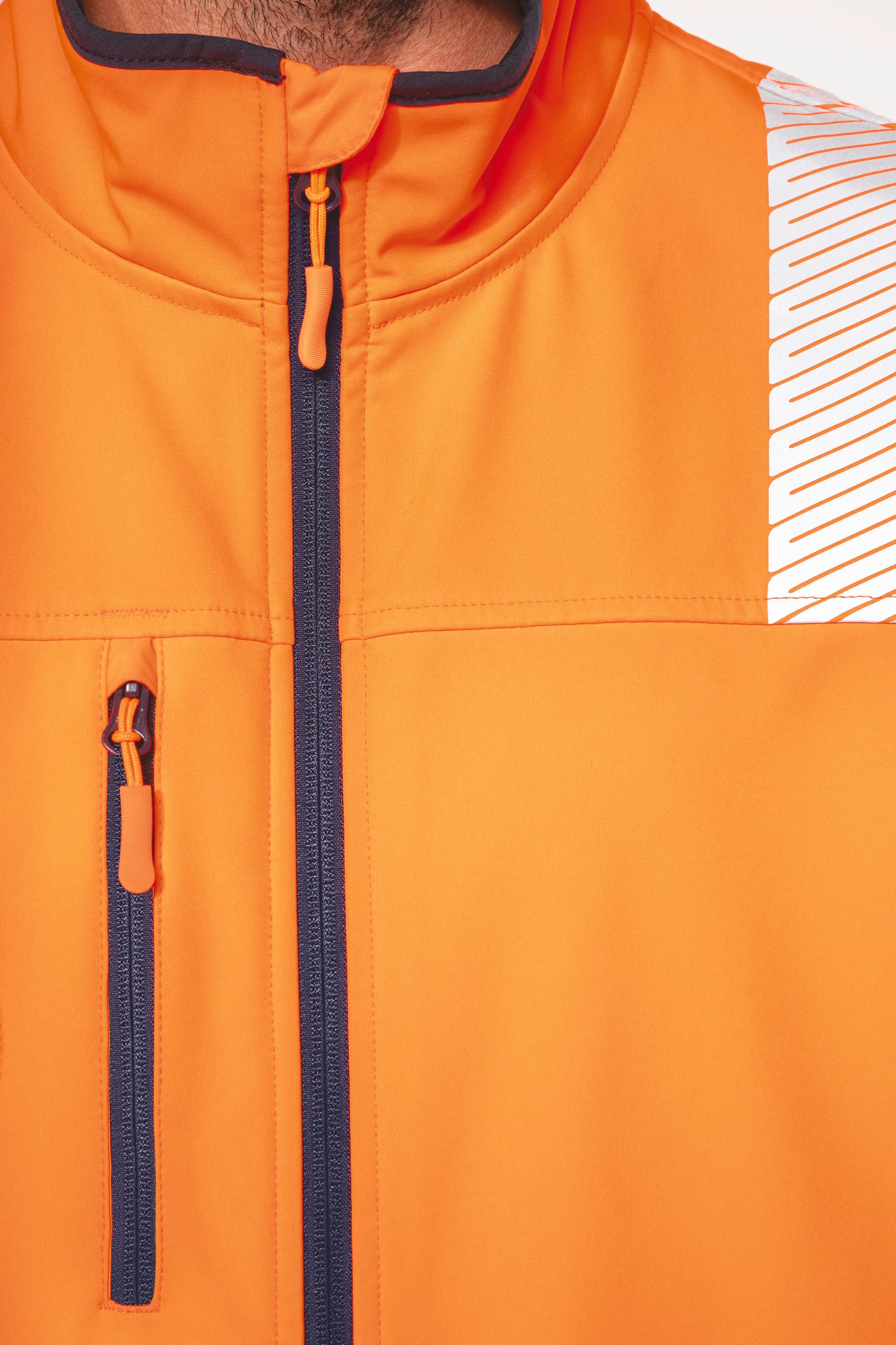 WK. Designed To Work WK460 - Recycled Safety Softshell Jacket With Detachable Sleeves