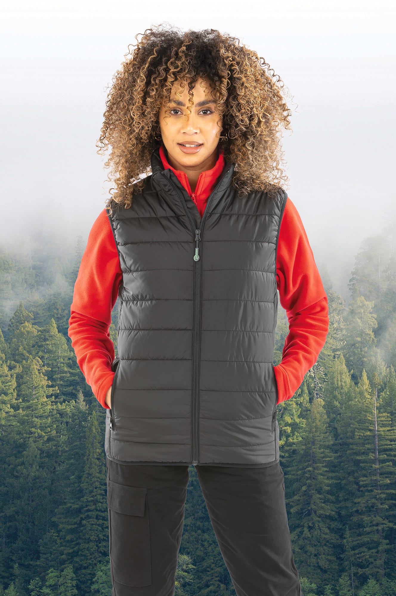 Gilet trapuntato in poliestere riciclato - 65 GSM | R244X