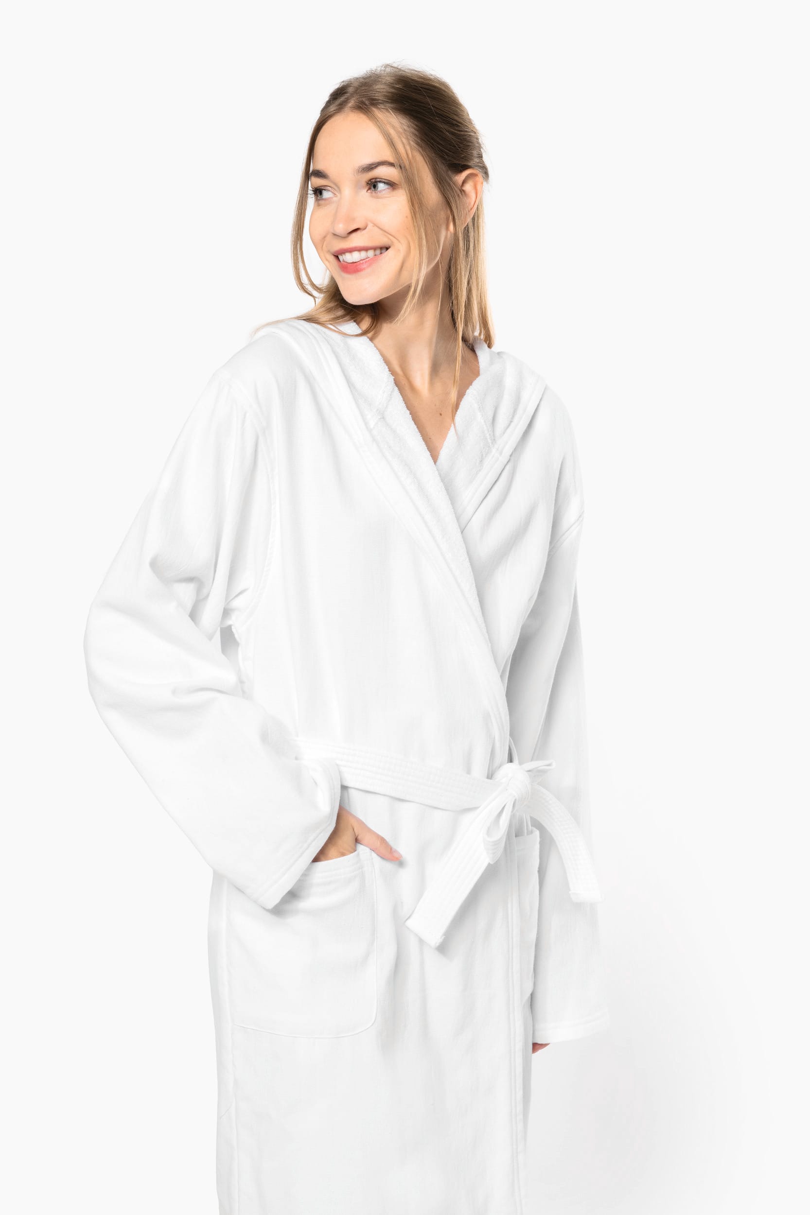 Unisex Organic Hooded Bathrobe - 270 g/m² - K140