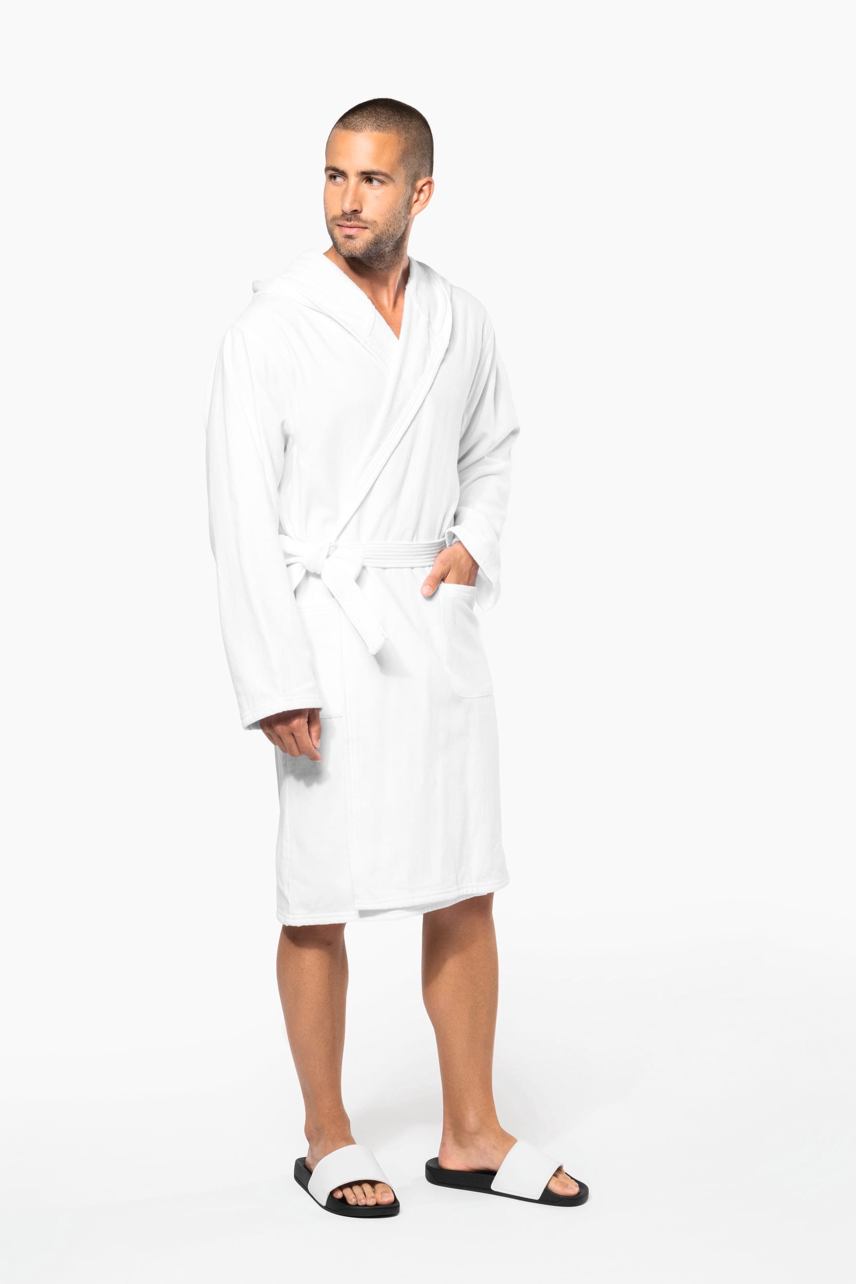 Unisex Organic Hooded Bathrobe - 270 g/m² - K140