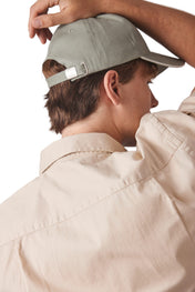 Kappe aus Bio-Baumwolle mit kontrastierendem Sandwich-Schirm - 6 Paneele - KP198