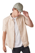 Individuelle 6-Panel-Kappe aus Bio-Baumwolle mit kontrastierendem Sandwich-Schirm | KP198